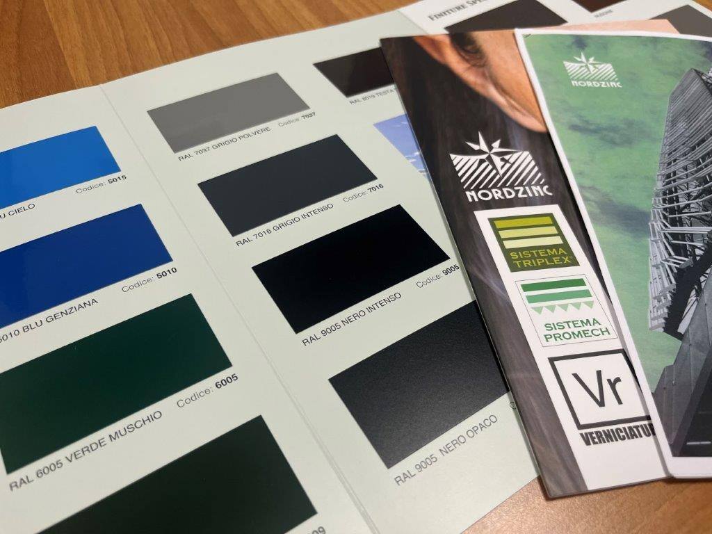 Cartella colori Nord Zinc