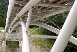 Struttura ponte ciclo-pedonale