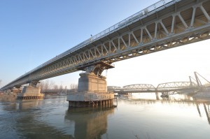 Il nuovo ponte sul fiume Po presentato negli USA