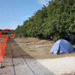 L'area dove sorgerà l'Asilo Ape Tau